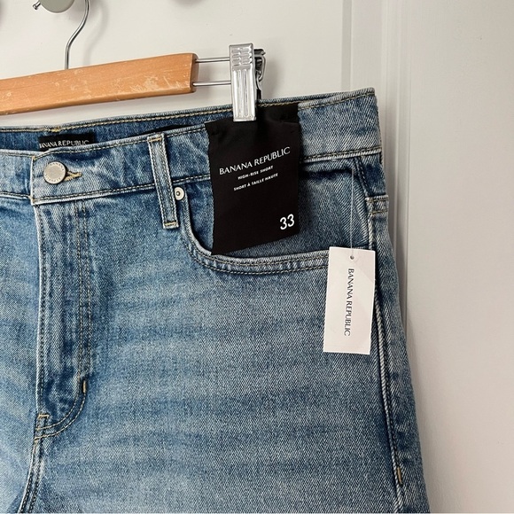 Banana republic high-rise denim short size 33 - Picture 2 of 8